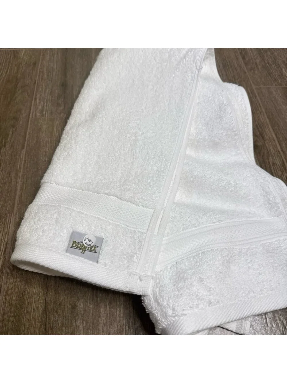 Sobel Westex Brentex White Cotton Bath Towels Plush Fast Dry